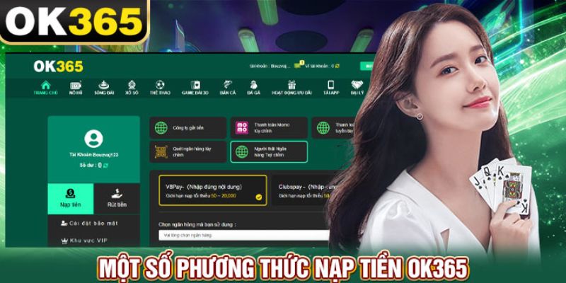 Quy định khi nạp tiền tại OK365