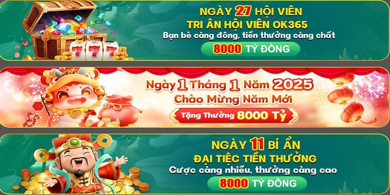 Vô số sự kiện ưu đãi tri ân người chơi tham gia trải nghiệm